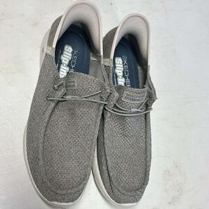 Skechers Men's Taupe Slip-On Loafers